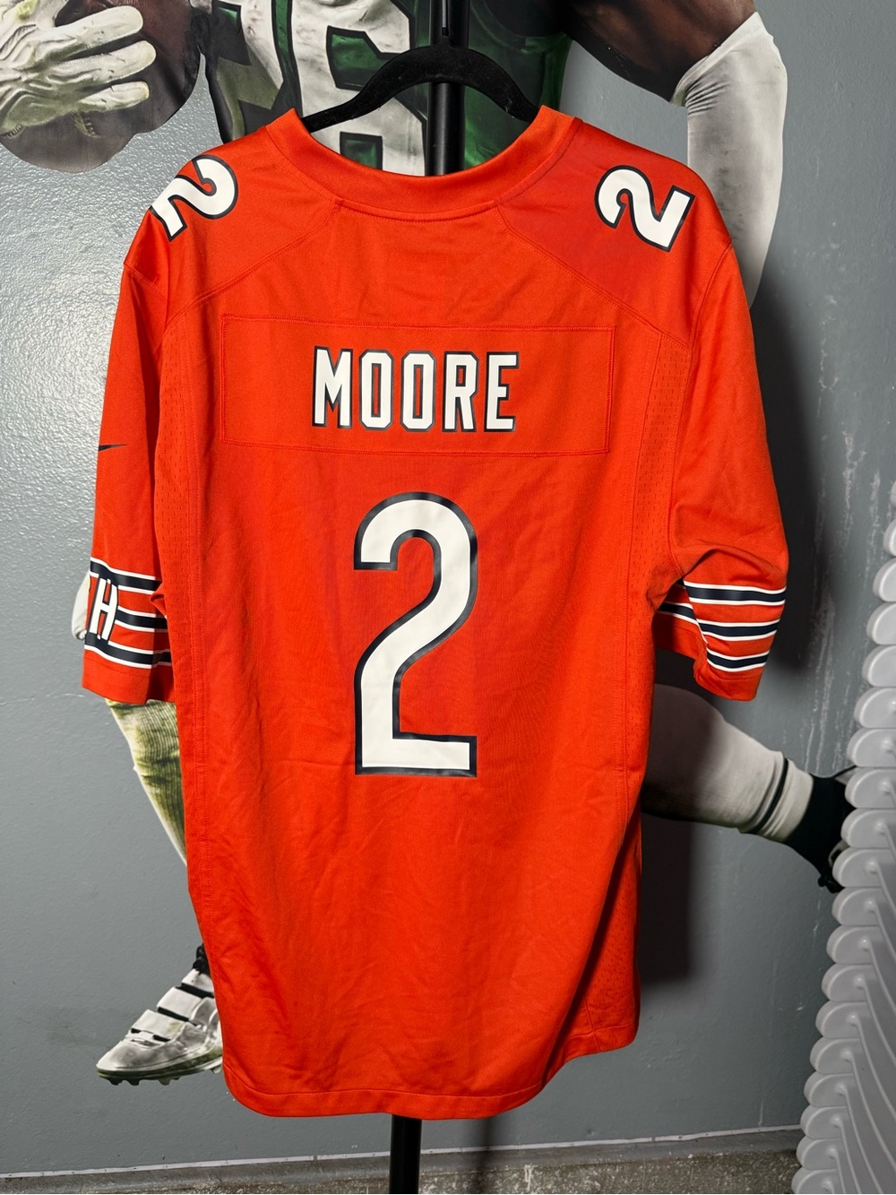 NFL Orange 'Moore' Football Jersey #2